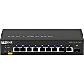 Netgear AV Line M4250 GSM4210PD Ethernet Switch - 8 Ports - Manageable - 10 Gigabit Ethernet - 10GBase-T, 10GBase-X - 3 Layer Supported - 1 SFP Slots - 110 W PoE Budget - Optical Fiber, Twisted Pair - PoE Ports - Desktop - Lifetime Limited Warranty