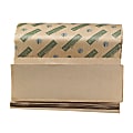 Boardwalk Green Multi-Fold Folded Towels, 9 1/8" x 9 1/2", 100% Recycled, Natural, 200 Per Pack, Case Of 20 Packs