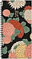 2024 Willow Creek Press Weekly/Monthly Spiral Pocket Planner, 6-1/2" x 4", Floral Punch, January To December