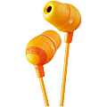 JVC Marshmallow HA-FX32-D Earphone - Stereo - Orange - Mini-phone - Wired - 16 Ohm - 8 Hz 20 kHz - Gold Plated Connector - Earbud - Binaural - In-ear - 3.94 ft Cable