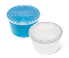 Medline Denture Containers, Aqua, Pack Of 250
