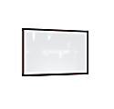 Ghent Prest Magnetic Dry-Erase Whiteboard, Porcelain, 26-1/4” x 38-1/4”, White, Carmel Oak Wood Frame