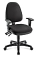 WorkPro® Patriot Multifunction Ergonomic Fabric Task Chair, Black, BIFMA Compliant 1 thumbnail image