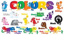 Scholastic Teacher's Friend Color Chameleons Mini Bulletin Board Set, Pre-K - Grade 5 1 thumbnail image