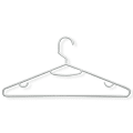 Honey-Can-Do Plastic Tubular Hangers, Light Gray, Pack Of 60
