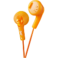 JVC Gumy HA-F160 Earphone - Stereo - Orange - Mini-phone (3.5mm) - Wired - 16 Ohm - 15 Hz 20 kHz - Earbud - Binaural - Outer-ear - 3.28 ft Cable