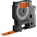 Dymo D1 Durable Labels - 1/2" - Black, Orange - 1 Each 1 thumbnail image