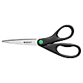 Westcott® KleenEarth 8" Scissors, 70% Recycled, Pointed, Black 1 thumbnail image