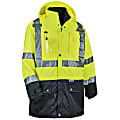 Ergodyne GloWear® 8388 4-In-1 Type R Class3/2 Thermal Jacket Kit, 5X, Lime