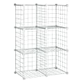 Honey-Can-Do Modular Mesh Storage Cubes, Extra Large Size, Pack Of 6
