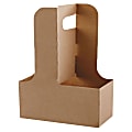 Drink Carriers With Handles, Kraft, Pack Of 250 Carriers 1 thumbnail image