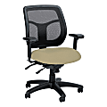 Raynor® Eurotech Apollo VMFT9450 Mid-Back Multifunction Manager Chair, 39 1/2"H x 26"W x 20"D, Beige Quattro Chalk Fabric