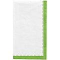 Amscan Premium Buffet Napkins, 7-3/4" x 4-1/2", Kiwi Green 1 thumbnail image