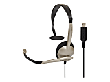 Koss CS95 USB On-Ear Communication Headset, Black/Gray, 184060