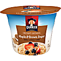 Quaker® Express Oatmeal Cups, Brown Sugar, 1.69 Oz, Pack Of 24