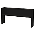 WorkPro® Modular 72"W Stack On Hutch, Black 1 thumbnail image