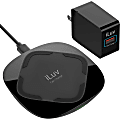 iLuv 15W Qi Fast Wireless Charger - 120 V AC, 230 V AC, 5 V DC Input - Input connectors: USB