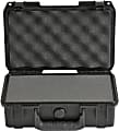 SKB Cases iSeries Injection-Molded Mil-Standard Waterproof Case With Cubed Foam And Cushion Grip Handle, 10-3/4"H x 6-1/8"W x 3-1/4"D, Black