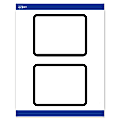 Avery® Print-To-The-Edge Postcards With Sure Feed®, S00-DM4-PRMWC10, 4-1/4" x 5-1/2", Matte White, Preprinted Double Black Border Design, Pack Of 20 1 thumbnail image