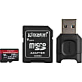 Kingston Canvas React Plus 256 GB Class 10/UHS-II (U3) microSDXC - 285 MB/s Read - 165 MB/s Write 1 thumbnail image
