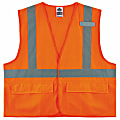 Ergodyne GloWear® Safety Vest, 8225HL, Type R Class 2, Large/X-Large, Orange