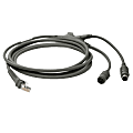 Zebra - Keyboard wedge cable - 7 ft - for Symbol LS2208, LS3408-ER