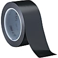 3M™ 471 Vinyl Tape, 3" Core, 2" x 36 Yd., Black, Case Of 24