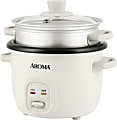 Aroma ARC-302-1NG 4-Cup Rice And Grain Cooker, White 1 thumbnail image