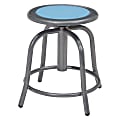 National Public Seating 6800 Steel Designer Swivel Task Stool, Blueberry Seat/Gray Frame, Quantity: 2 1 thumbnail image
