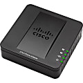 Cisco SPA112 2 Port Phone Adapter - 1 x RJ-45 - 2 x FXS - Fast Ethernet - Desktop, Wall Mountable 1 thumbnail image