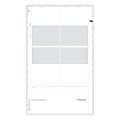 ComplyRight® W-2 Tax Forms, 4-Up (Box), With Printed Backer Copy B and C, EZ-Fold Simplex, 14", Pack Of 500 Forms 1 thumbnail image