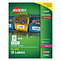 Avery® Permanent Durable ID Labels With TrueBlock® Technology, 61533, 2/3" x 1 3/4", White, Pack Of 3,000 1 thumbnail image