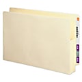 Smead® Recycled End-Tab File Pockets, Legal Size, 3 1/2" Expansion, Manila, Box Of 25