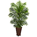 Nearly Natural Kentia Palm 60”H Artificial Tree With Decorative Planter, 60”H x 20”W x 15”D, Green 1 thumbnail image