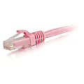C2G-75ft Cat5e Snagless Unshielded (UTP) Network Patch Cable - Pink