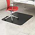 Deflecto EconoMat Vinyl Chair Mat For Hard Floors, Rectangular, 46"W x 60"D, Black 1 thumbnail image
