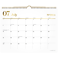 2024-2025 Cambridge® WorkStyle® Academic Monthly Wall Calendar, 15" x 12", White, July 2024 To June 2025, 1606-707A 1 thumbnail image