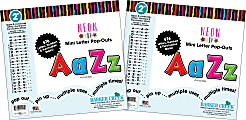 Barker Creek Letter Pop-Outs, 2", Neon, Pack Of 1,352 1 thumbnail image