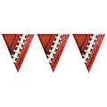 Amscan Plastic Football Pennant Banners, 12', Pack Of 4 Banners 1 thumbnail image