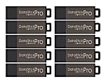 Centon DataStick Pro USB 2.0 Flash Drives, 32GB, Gray, Pack Of 10 Flash Drives 1 thumbnail image