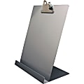 Saunders Document/Tablet Holder Stand - 12.3" x 9.5" x 5" - Aluminum - 1 Each - Silver 1 thumbnail image