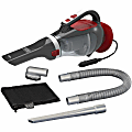 Black+Decker DustBuster BDH1220AV Portable Vacuum Cleaner - 10.50 W Air Watts - 20.60 fl oz - 16 ft Cable Length - Washable - DC Supply - 12 V DC - Red, Gray