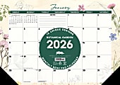 2026 Willow Creek Press Monthly Desk Pad Calendar, 12" x 17", Botanical Garden, Jan-Dec 1 thumbnail image