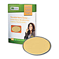 The Mighty Badge™ Reusable Oval Name Badge Kit, 2 3/5" x 1 7/10", Gold, Pack Of 100