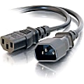 C2G 2ft 16 AWG 250 Volt Computer Power Extension Cord (IEC320C14 to IEC320C13)