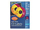 Avery® Permanent CD Labels, 8691, White, Pack Of 100 1 thumbnail image
