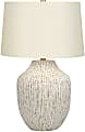 Monarch Specialties Bartlet Table Lamp, 26"H, Cream Base/Ivory Shade