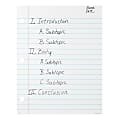 Learning Resources® Magnetic Wet Erase Paper Notebook, 28" x 22", White 1 thumbnail image