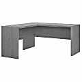 Bush Business Furniture Echo 60"W L-Shaped Corner Desk, Modern Gray, Standard Delivery