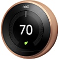 Google™ Nest Programmable Learning Thermostat with Temperature Sensor, 3rd Generation, Copper 1 thumbnail image